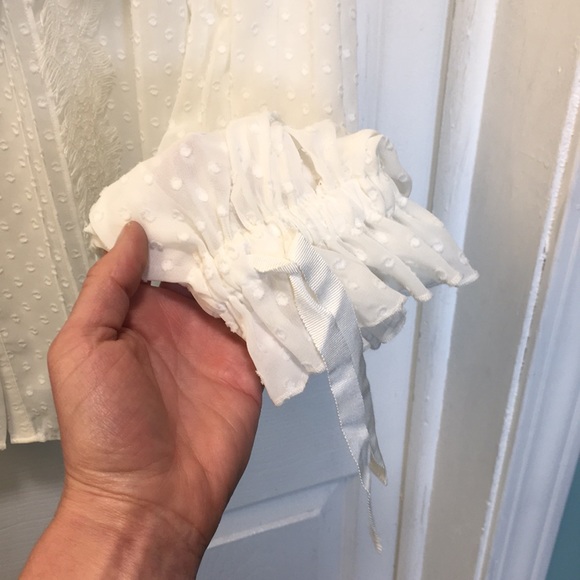 LoveShackFancy Erica Swiss Dot blouse - Picture 9 of 16